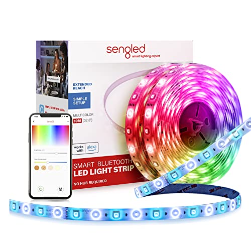 Cinta LED inteligente Bluetooth multicolor 10m miniatura 1