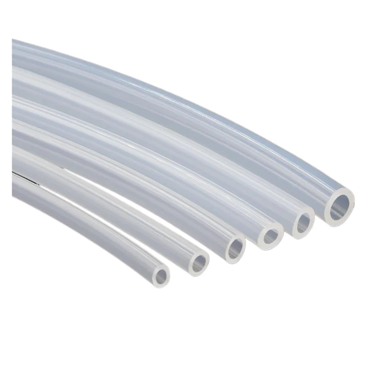 Tubo de bomba peristáltica de 1/3 m con diámetro interior de 0,8, 1, 1,6, 2,4, 3,2, 4,8, 6,4, 7,9, 9,6 y 12,7 mm. Manguera de silicona flexible transparente.(1 meter,19x31.6mm)