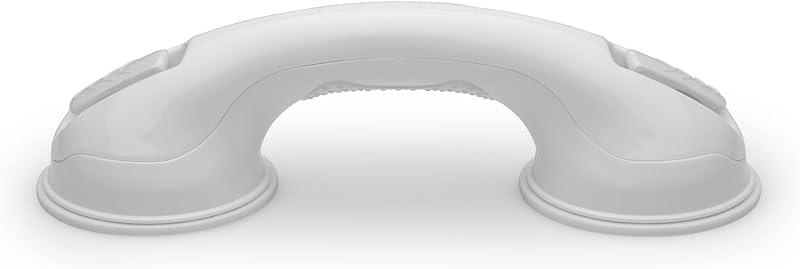 Safe-er-Grip Suction Cup Grab Bars for Bathtubs & Showers, White, 12 inches | Changing Lifestyles, Safety Bathroom Assist Handle