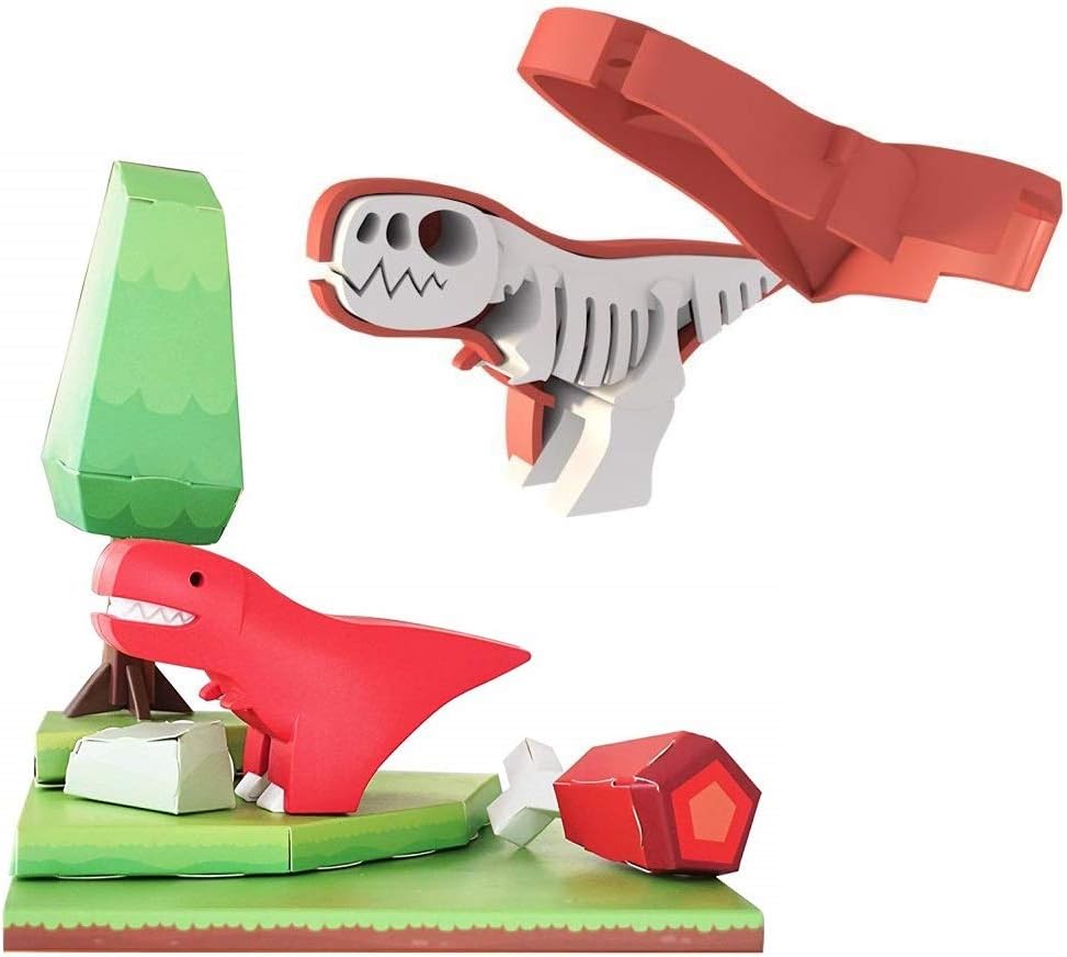 HALFTOYS: My Cute and Crafty Pet Dinosaur, T-Rex (Craft, Magnet, Puzzle, Play and Display!)
