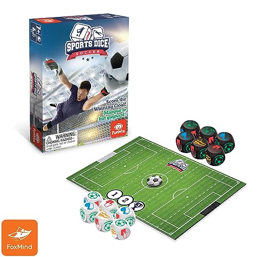 FoxMind Games: Sports Dice Soccer - Dice Board Game, Kick It Out of The Stadium, Easy to Learn & Fun to Play, 2 or 4 Players, Ages 7+ by FoxMind - Used condition - Image 3