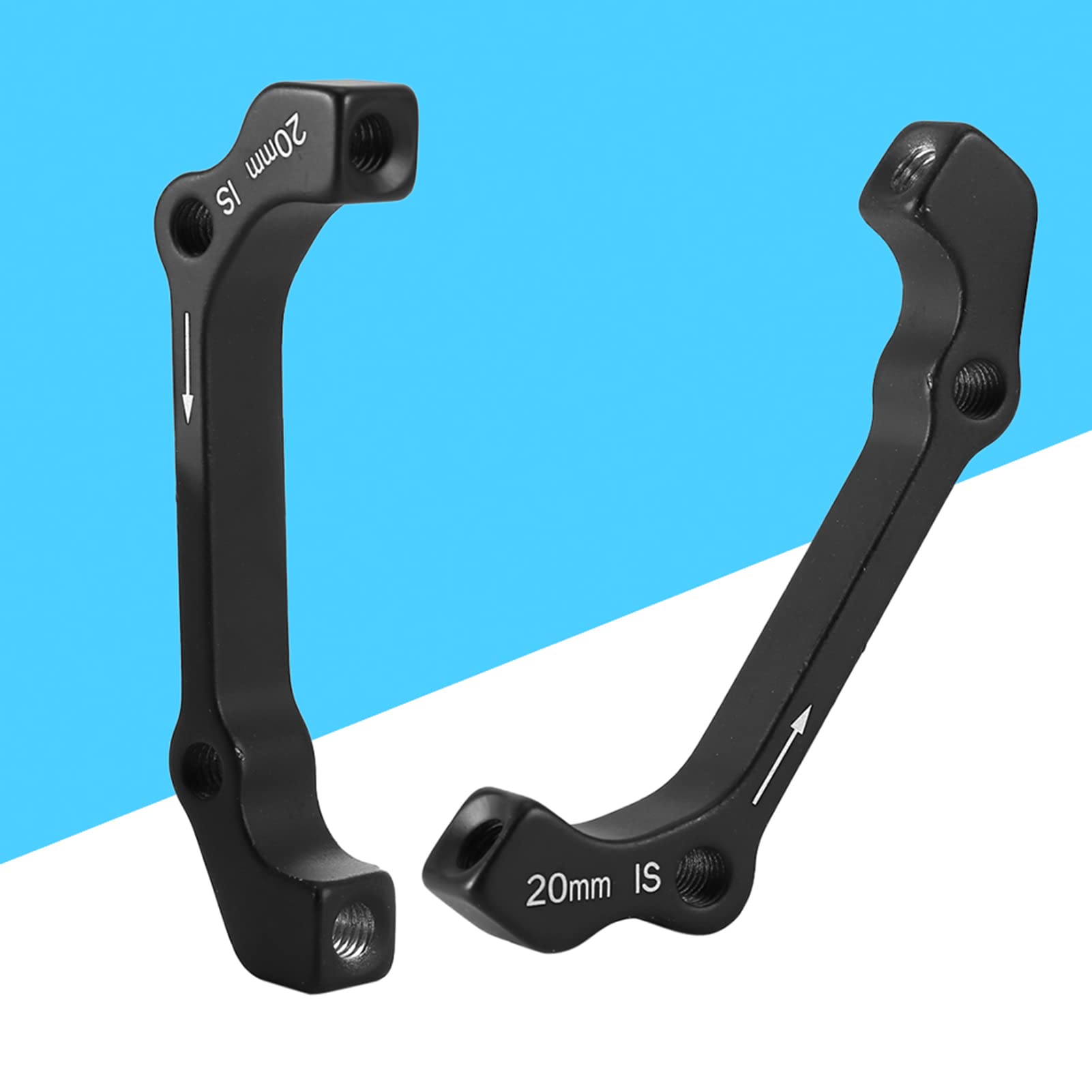 Adattatore Freno A Disco Bici Per 180 Mm - In Lega Alluminio, Facile Installazione, Per Post Montaggio - Foto 2