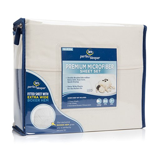 Serta® Perfect Sleeper Premium Microfiber Sheet...