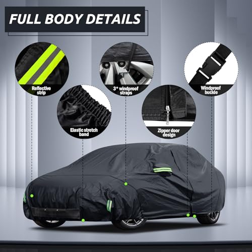 Image of Full Exterior Cover Custom Fit for 2017-2026 Model 3 Waterproof All Weather