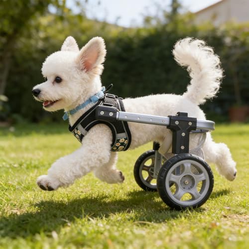 Silla de ruedas para perros de dos ruedas para disfrutar de paseos al aire libre 4