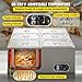 VEVOR 110V 6-Pan Commercial Food Warmer 850W Electric Countertop Steam Table 15cm/6inch Deep Stainless Steel Bain Marie Buffet Large Capacity 6x7 Quart, Silver