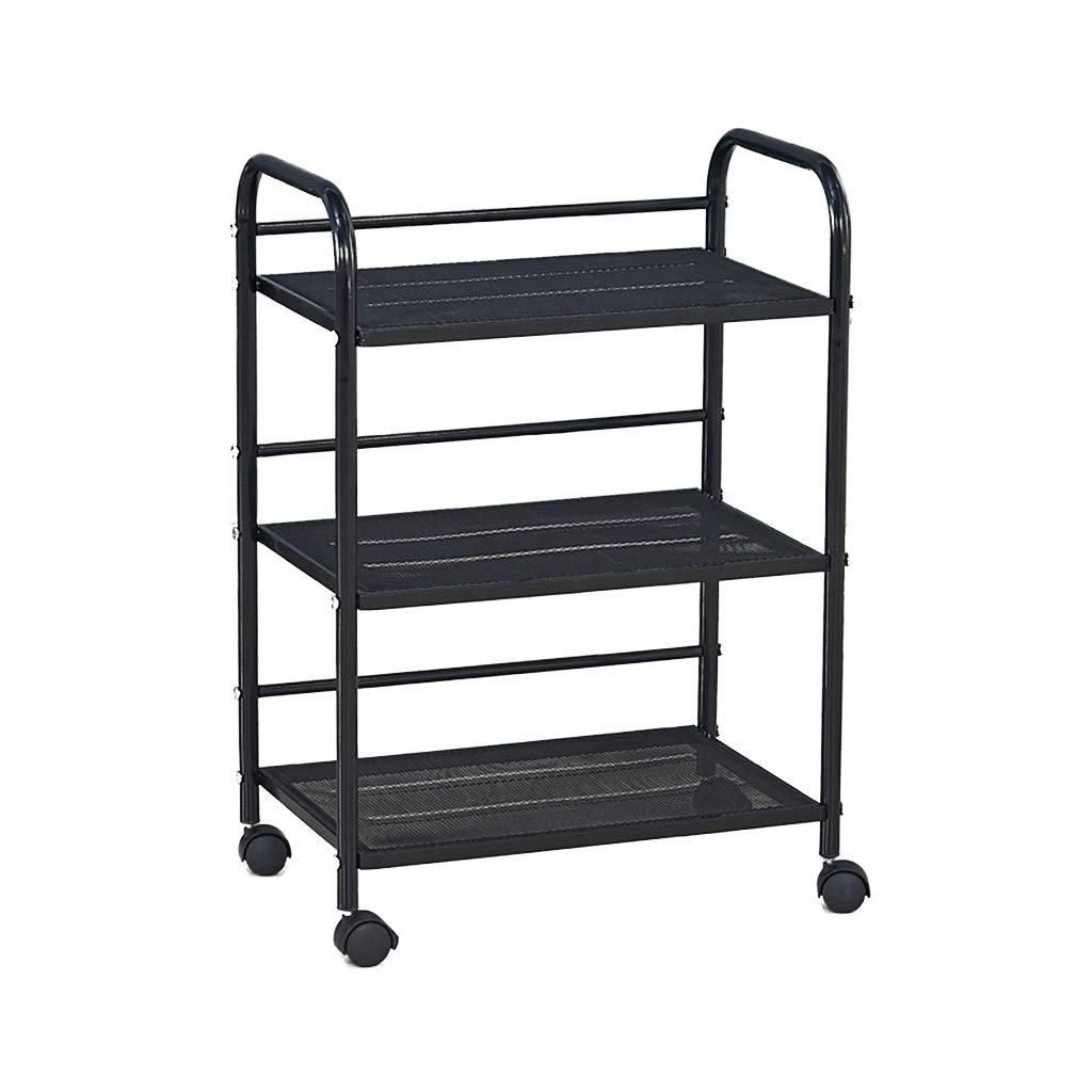 Buy Foyer Rack 3tier Metal Rolling Utility Cart, Multifunction Trolley