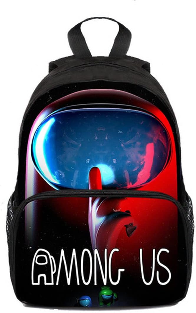 AOOPOO Kids Schoolbag Game Among Us Backpack Fashion Anime Graphic Schoolbag Boys Girls Gift Bag