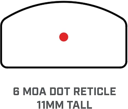 Miniatura 8 de Bushnell Mira refleja ultracompacta, RXU-200, FMC 6 MOA Red Dot
