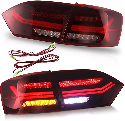 Black Friday Clearance VLAND Tail lights Assembly Fit for 2012-2014 Volkswagen Jetta MK6 Sagitar 6th Generation Taillamp Assembly for 12-14 Sedan (Not Fit Led Version& 2013 GLI) Plug-and-play Red Best Deal VLAND Tail lights Assembly Fit for 2012-2014 Volkswagen Jetta MK6 Sagitar 6th Generation Taillamp Assembly for 12-14 Sedan (Not Fit Led Version& 2013 GLI) Plug-and-play Red