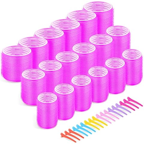 Juego de 36 Rulos Autoadhesivos Yosemy con Clips Cover