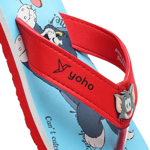 Image of YOHO Slippers for Kids|Comfortable and Lightweight FlipFlop|WB Cartoon & Comic Characters: Batman, Superman, PPG, Tom & Jerry, Scooby Do and We Bare Bears Footwear for Girls & Boys