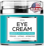 Premium Eye Cream for Women - Effective Under Eye Cream for Wrinkles with Retinol, Hyaluronic Acid, Vitamin E, Aloe Vera - Anti Aging Cream for Dark Circles, Under Eye Bags and Puffiness