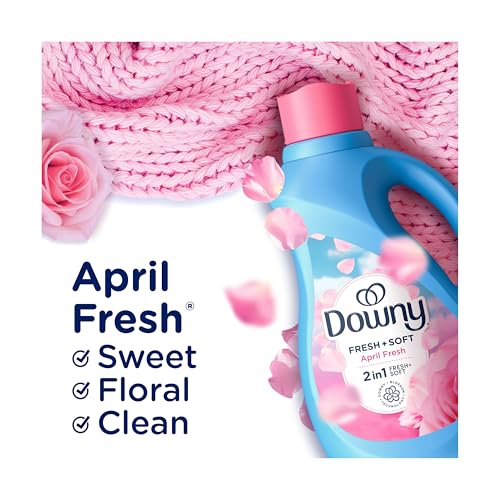 Image of Downy Fabric Softener Liquid, April Fresh Scent, 111 fl oz, 150 Loads