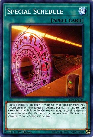 Yu-Gi-Oh! - Special Schedule - LED4-EN044 - Legendary Duelists: Sisters of The Rose - 1st Edition