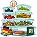 Produktbild uandu Glasbehälter mit Deckel, 8- teilig, Meal prep Gläser, Frischhaltedosen Glas mit Deckel, Glasdosen mit Deckel Set, Meal prep Boxen Glas