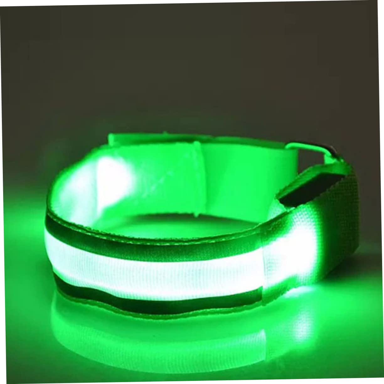 BESPORTBLE Braccio Luminoso Riflettente con Spie Lampeggianti Braccialetti Riflettenti Attrezzatura per La Corsa Notturna Bracciale Luminoso A LED Portato