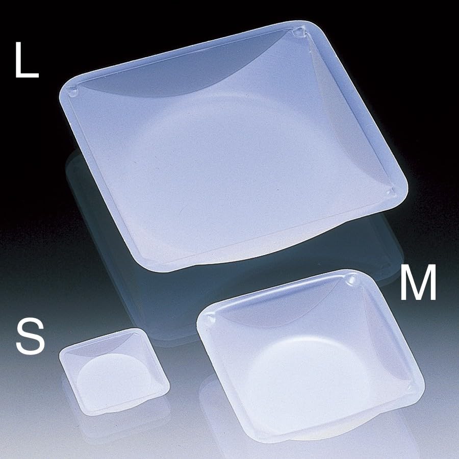 サンプラテック 秤量皿（バランストレー） S（500枚入） 09805 1箱（500枚）