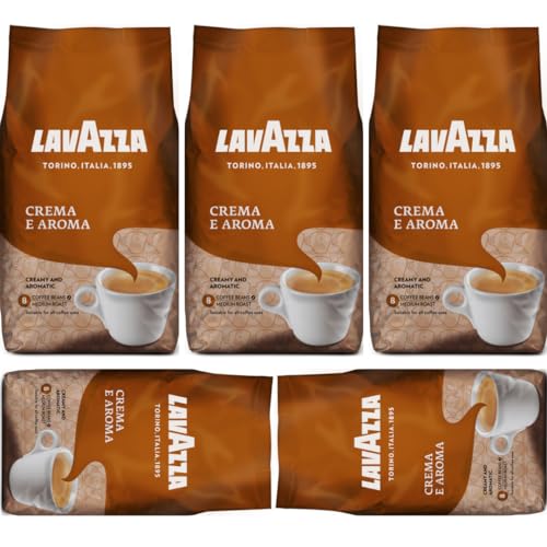 Lavazza Crema e Aroma Bohnen Coffee Kaffee 1000 gramm x 5 STÜCK