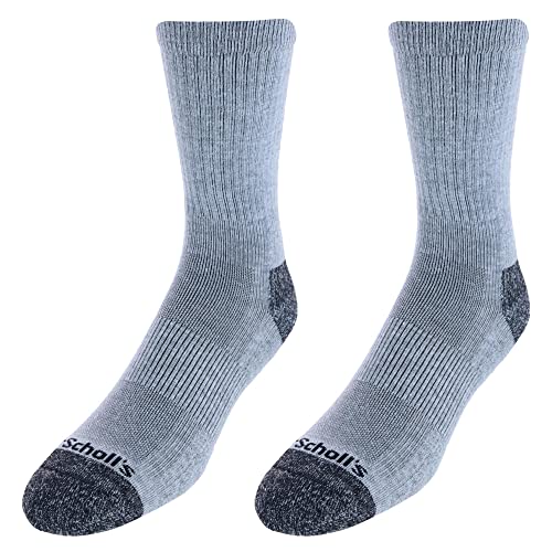 Dr. Scholl's Men's Crew Compression Work Socks (2 Pair Pack)2