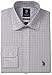 U.S. Polo Assn. Men's Plaid Tattersal Semi Spread Collar Dress Shirt