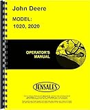 John Deere 1020 Tractor (SN# 0-62783) (Gas and Diesel ) | 2020 Tractor (SN# 0-62925) (Gas and Diesel ) Tractor Operators Manual (JD-O-OMT26335)