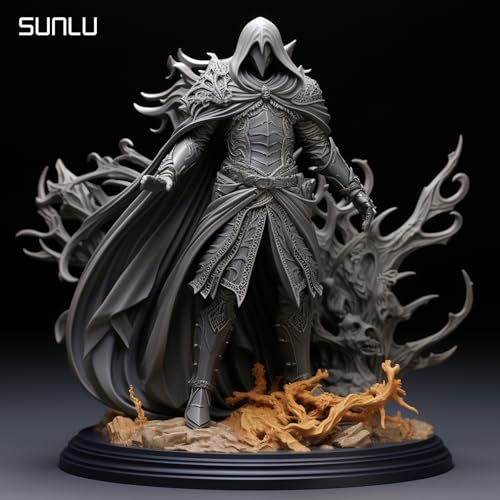 Image of SUNLU 14K High Precision 3D Printer Resin 2KG, Standard 3D Printing Resin for Detail Printing Miniatures, Fast Curing 405nm UV Photopolymer Resin, Smooth Matte Surface, 2000G Grey