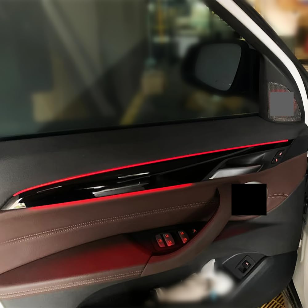 Automotive LED Ambient light do BMW X1 F48 Drzwi wewnętrzne oświetlenie panelowe Instrument atmosphere upgrade screen control z 8 kolorami