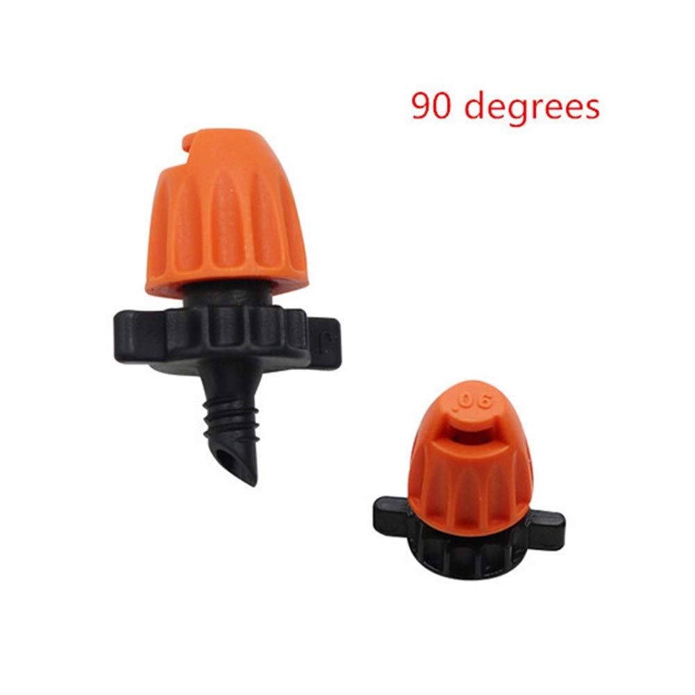 Irrigazione del prato d'irrigazione 4 millimetri Filo rifrazione ugelli 90 180 360 gradi striscia Spray Angles sprinkler Giardino di irrigazione irrigazione Accessori 500 Pz ( Color : 90 angles )