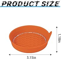 Vista 36 de zipelo Bling Car Cup Coaster, 2 Pack Universal Vehicle Anti-Slip Cup Holder Insert Coasters, Crystal Rhinestone Silicone Shockproof Drink Mat, Car