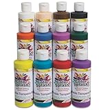S&S Worldwide, Color Splash! Washable Tempera Paint, 8 oz. (Pack of 12)