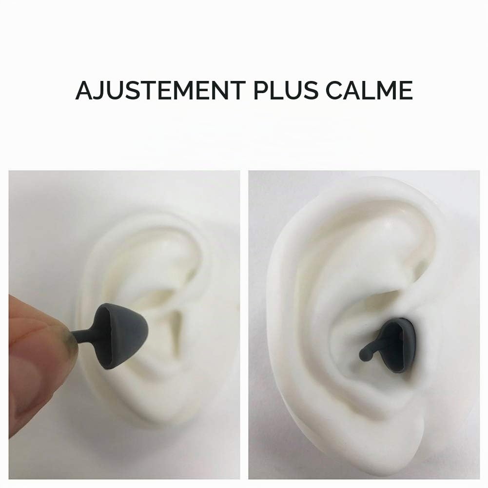 Flare Audio® Calmer® Night Black - Dispositif intra-auriculaire pour apaiser en douceur les sensibilités sonores - réduire le stress le soir et pendant le sommeil