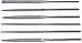 Wax File Set, 6 pc, 5-1/2in - FIL-993.00