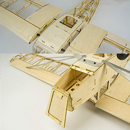 Avion en bois RC 1200 mm HUIOP kit de construction de précision