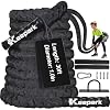 Battle Ropes for Home Gym, Exercise Rope 1.26/1.5inch, 30 40FT Heavy Battle Rope Weighted Battle Rope Training Heavy Rope for Workout Exercise