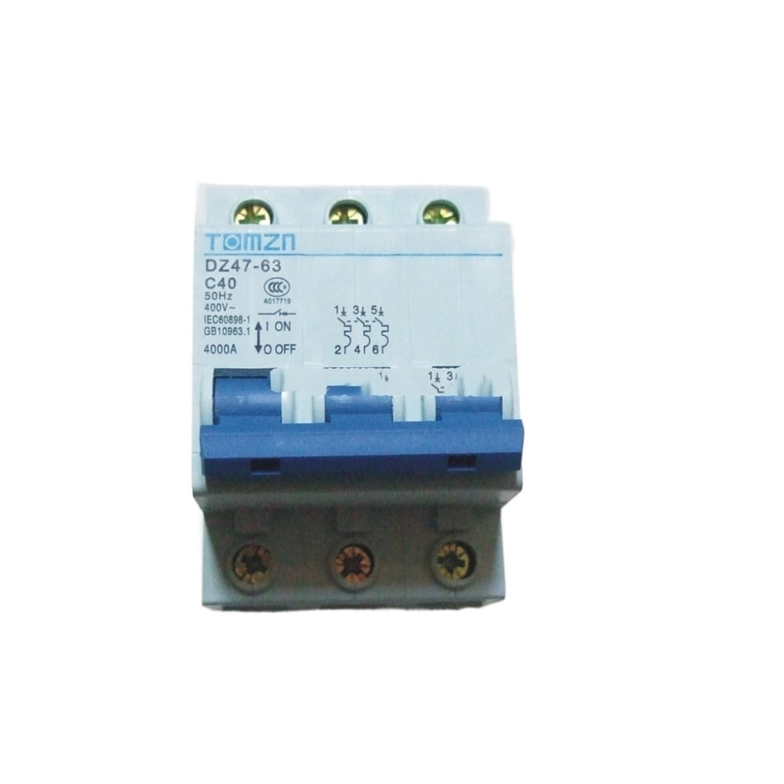 Disjoncteur 3P 40A 400V courbe C pour protection triphasée