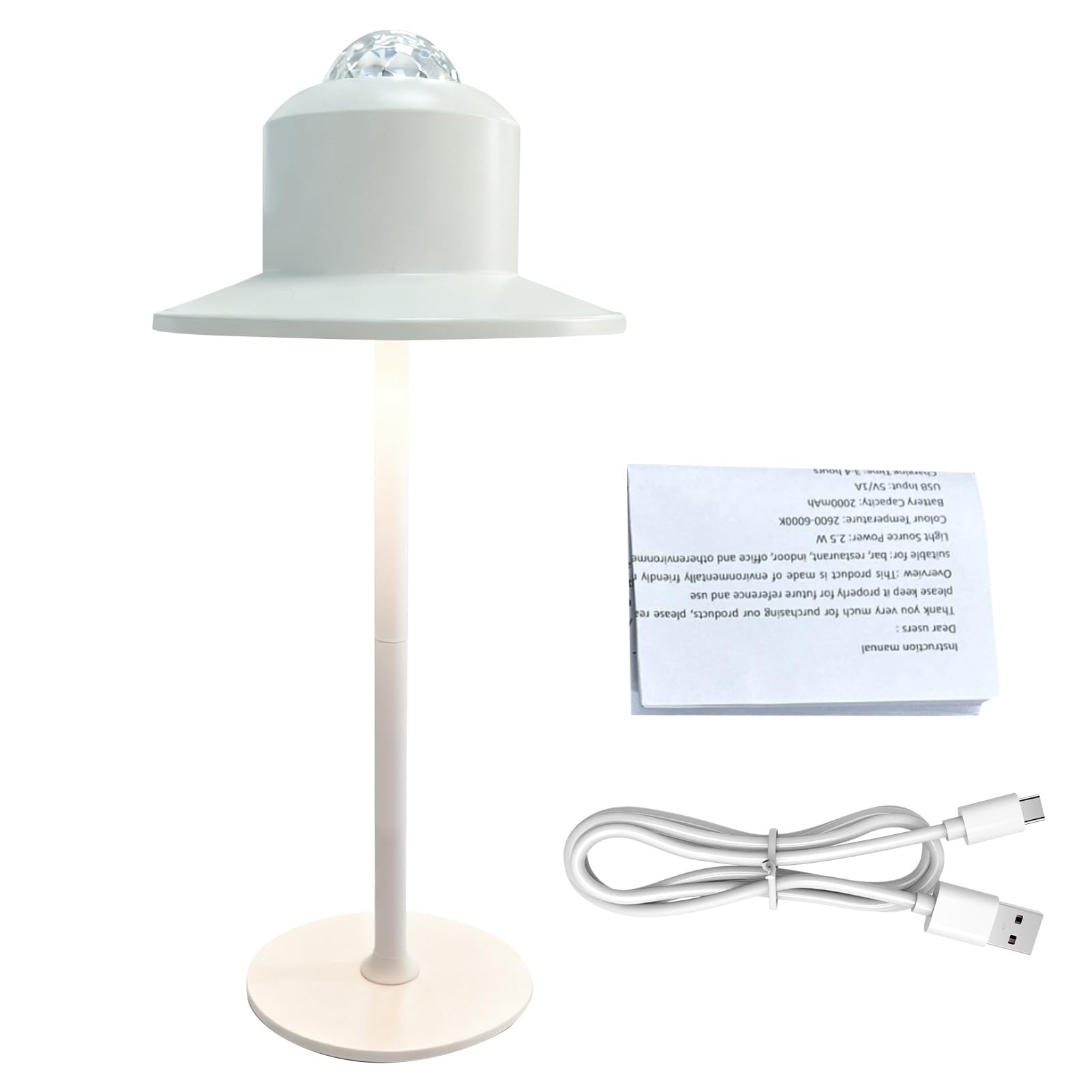 Hottptyer Touch Control Table Lamp Stepless Dimmable Bedside Night Light for Home Office Decor