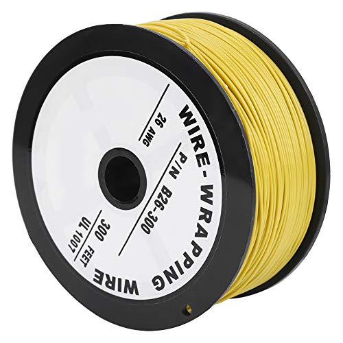 SIXRUN Cable Eléctrico de Cobre Estañado de Alto Rendimiento, 26 AWG, 100 Metros, para Electrónica y Equipos Eléctricos