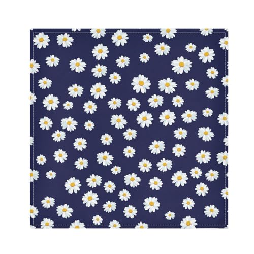 Servilletas de tela Daisy Flower set x6 20x20 in miniatura 1