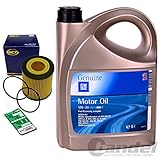Lieferumfang: Oelwechsel Set 1x 5L GM OPEL Dexos 2 5W30 1x &Oelfilter