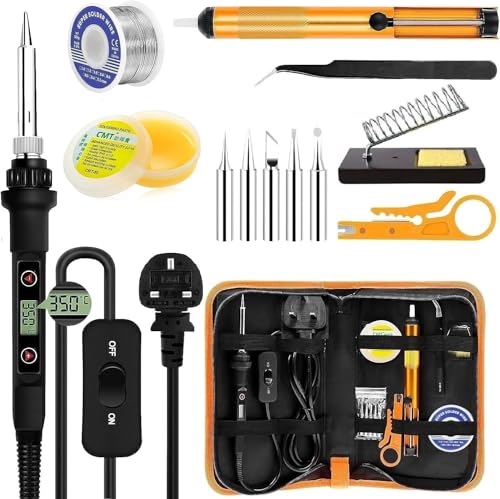 80W Soldering Iron Kit with LCD Display