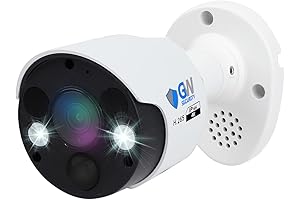 GW Security 8MP 4K Color Night Vision Outdoor/Indoor PoE IP Bullet Camera (GW8538IP)
