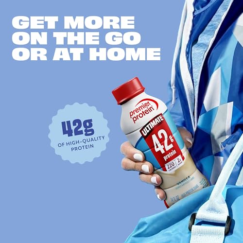 Premier Protein ULTIMATE 42g High Protein Shake, Vanilla, 12 Pack | 220 Calories, 2g Sugar, 24 Vitamins & Minerals, Supports Muscle Health, Gluten-Free, Protein Snack, 14 oz - image 7