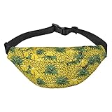 Waist Bag Cartoon Pineapple Fruit Fanny Packs Cool Hip Bum Bag Adjustable Buckles For Adult Teens