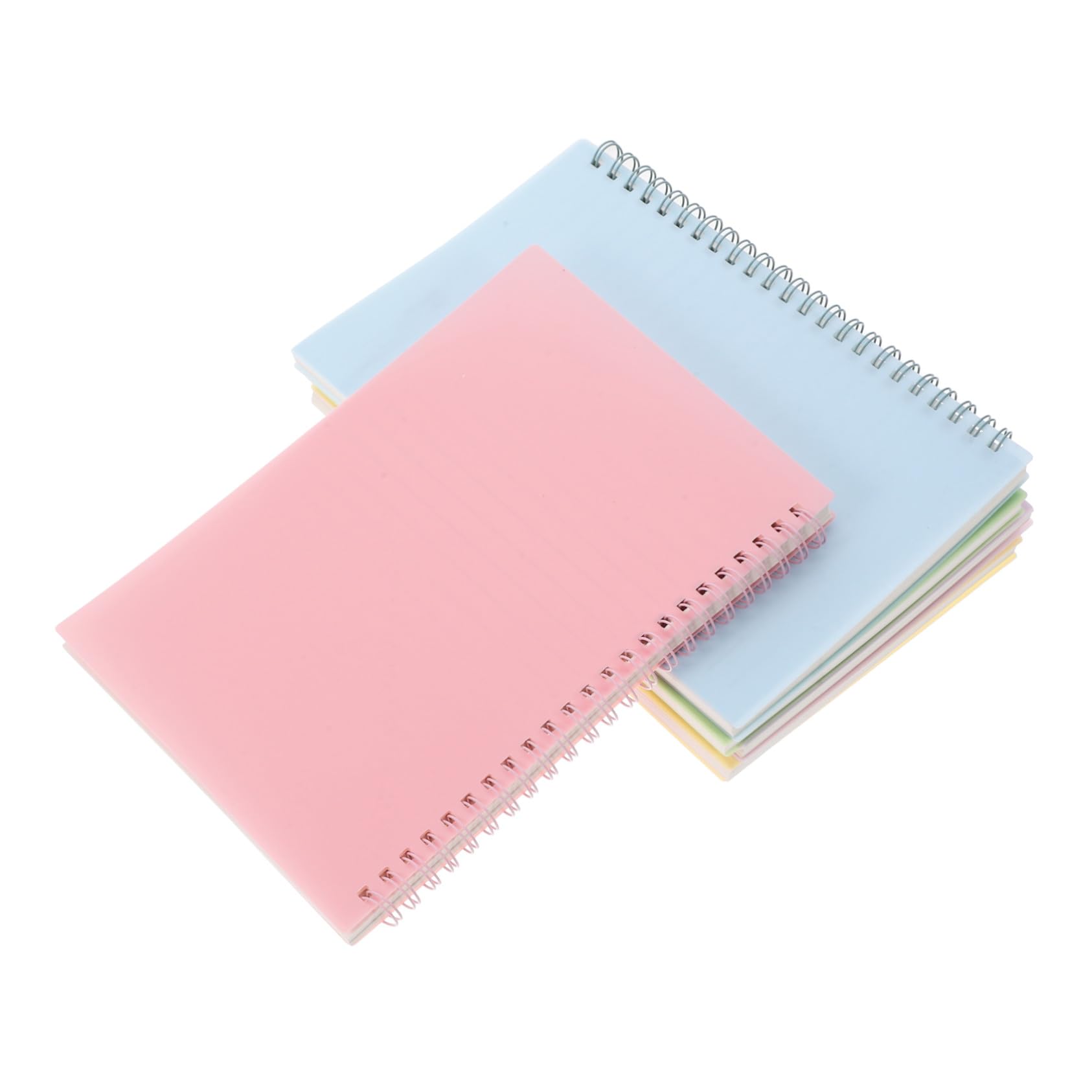 Homoyoyo 5pièces Lot De Carnets à Spirale Pages Lignées Cahier Pratique Pour Bureau Bloc-notes Pour Écriture Fluide