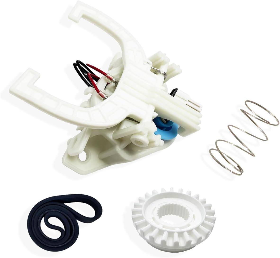 Upgraded WH03X30517 Washer Shift Actuator & WH01X27538 Washer Drive Belt & WH05X24185 Washing Machine Clutch & WH01X24434 Washer Spring Compatible with GE Hot-point Washer Mode Shifter Actuator