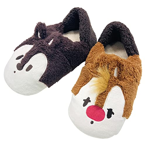 モリシタ ディズニー チップ & デール あったかクニャック( ルームシューズ ) 23cm-25cm