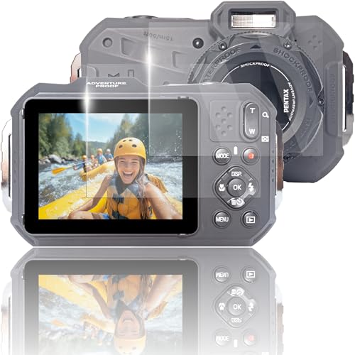sanwatrade �K���X�t�B���� PENTAX�p RICOH WG-1000 ��p �t���ی� �d�x9H �A�E�g�h�A�d�l �y2���z�Z�b�g