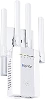 FLBI WiFi Extender: 16,000 sq ft Coverage, 15X Faster Signal Booster, Mesh Repeater with Ethernet Port, Easy Setup & 5 Modes