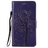 [Standfunktion]: Mit der Standfunktion des Flip Case lässt sich Ihr Handy problemlos aufstellen, die Sie erlaubt einfach Videos auf Ihrem Handy zu schauen.